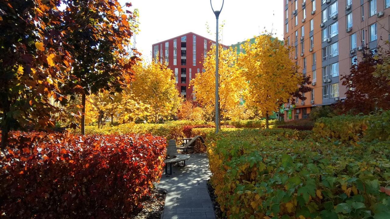 Georgeous Bright Studio In A Bright Residential Complex Comfort Town Кт-08 Kiew Exterior foto