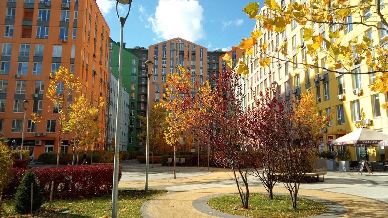 Georgeous Bright Studio In A Bright Residential Complex Comfort Town Кт-08 Kiew Exterior foto