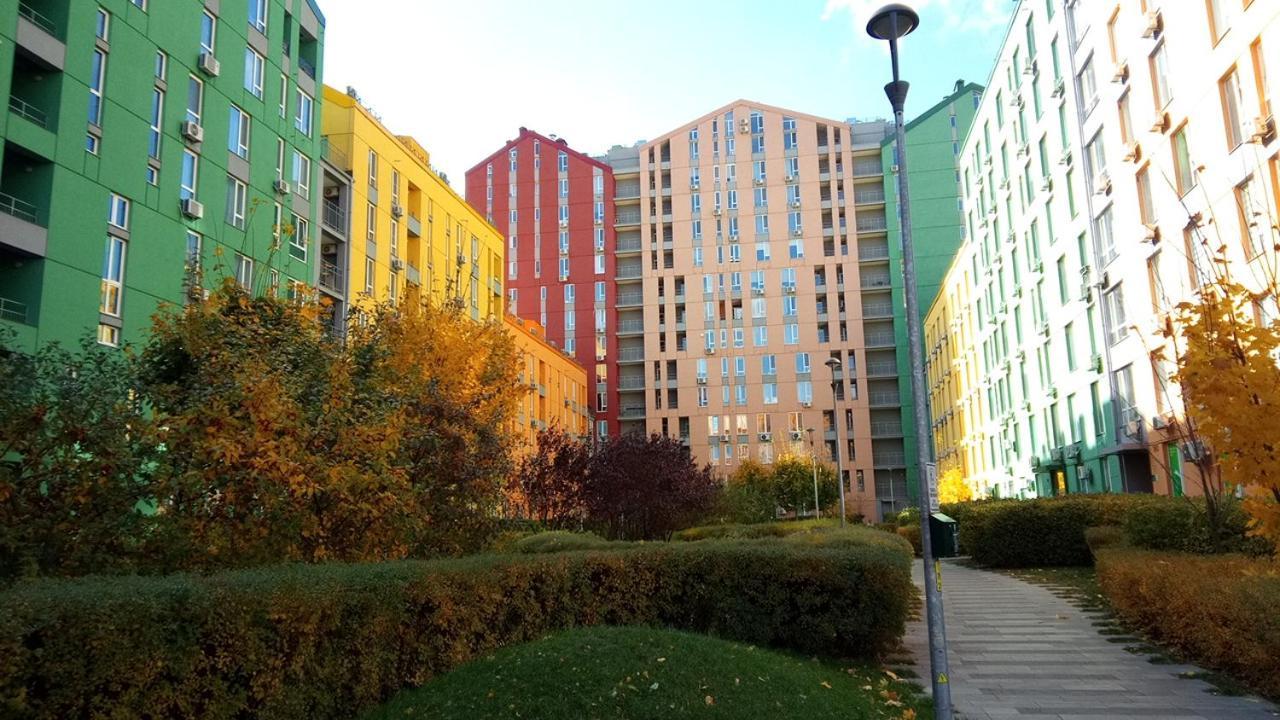 Georgeous Bright Studio In A Bright Residential Complex Comfort Town Кт-08 Kiew Exterior foto