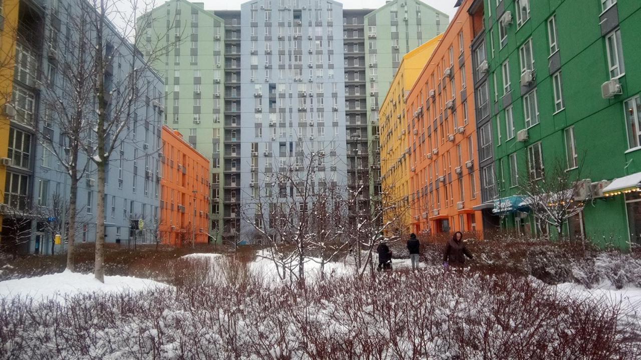 Georgeous Bright Studio In A Bright Residential Complex Comfort Town Кт-08 Kiew Exterior foto