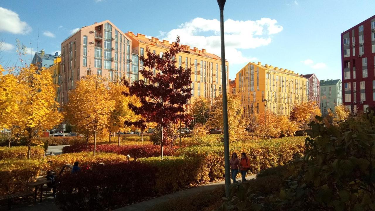 Georgeous Bright Studio In A Bright Residential Complex Comfort Town Кт-08 Kiew Exterior foto