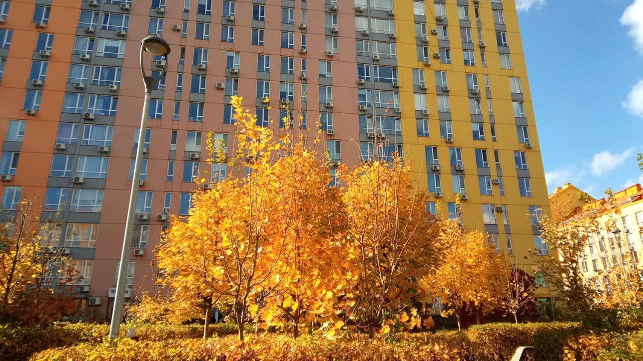 Georgeous Bright Studio In A Bright Residential Complex Comfort Town Кт-08 Kiew Exterior foto